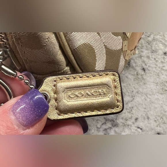 Coach Poppy Chan Collection "Goldy" Cosmetic Pouch - Picture 7 of 8